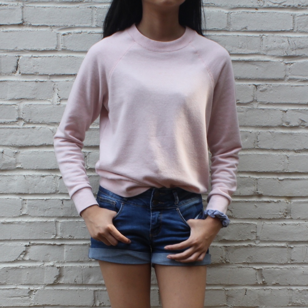 Pink H&M Crewneck Sweatshirt